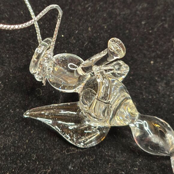 Lot Of 6 VTG Hand Blown Glass Angel Ornaments Musical Instruments - Picture 2 of 12